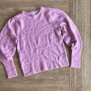 A New Day Crewneck Puff Sleeve Sweater